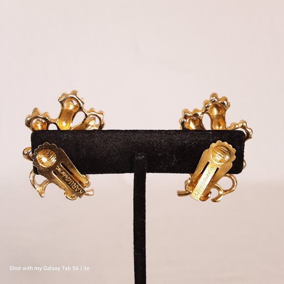 Distressed Karou Anke Tulip Earrings Clip Ons - Picture 3 of 11